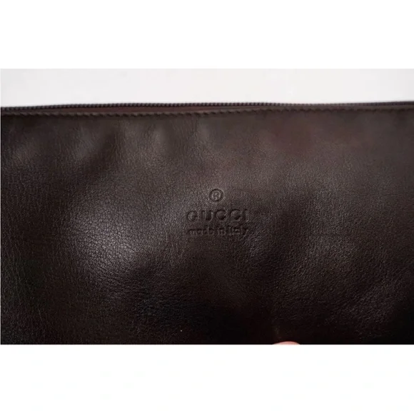 Gucci Dark Brown Leather Shoulder Bag - Picture 8 of 16